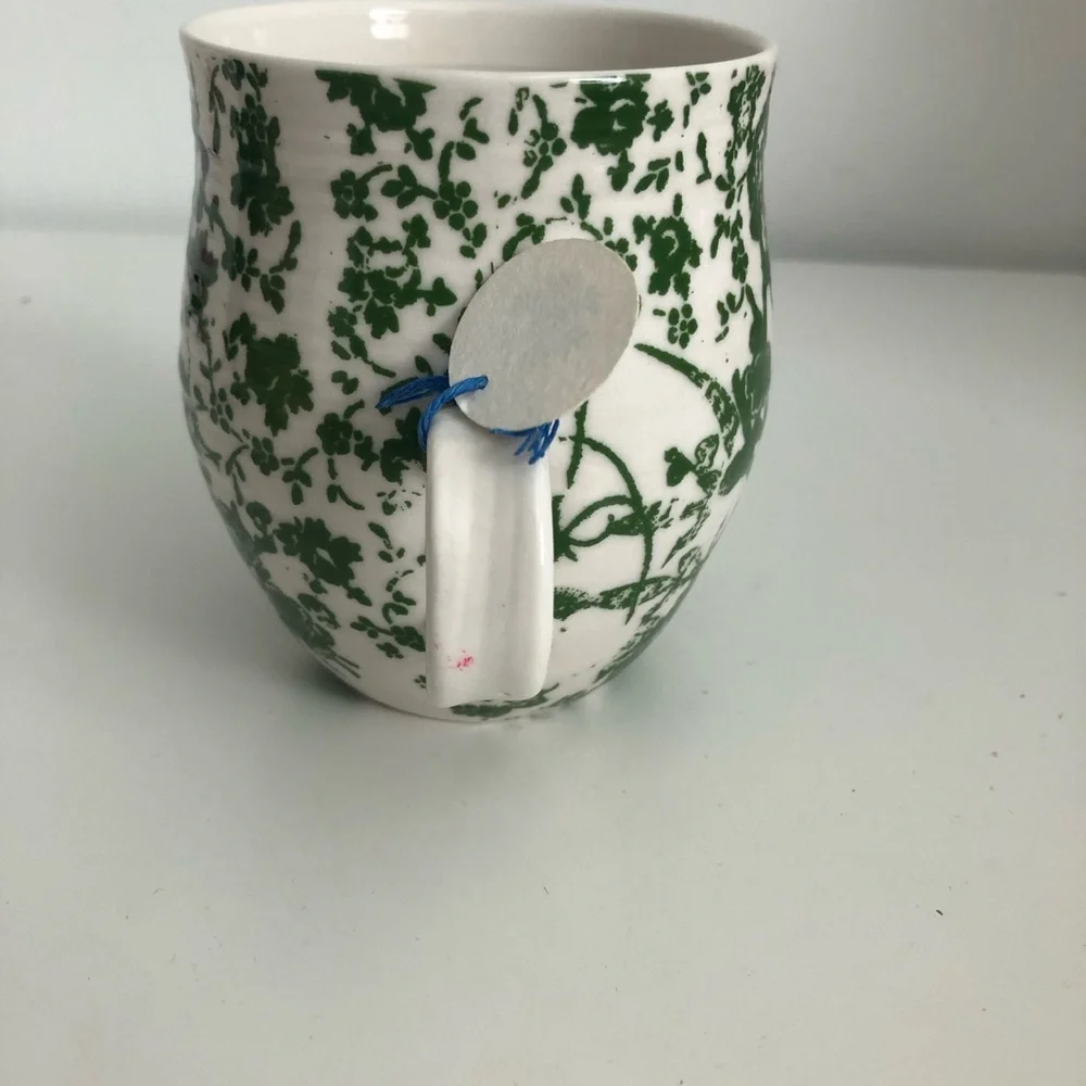 Anthropologie green white